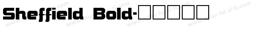 Sheffield Bold字体转换
